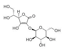 ascorbic acid 2 glucoside structural formula