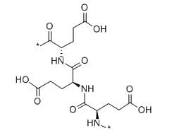 polyglutamic acid serum structural formula