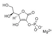 magnesium ascorbyl phosphate powder structural formula