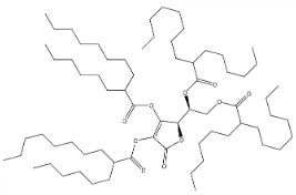 vitamin c tetrahexyldecyl ascorbate structural formula